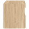 vidaXL Bedside Cabinet with LED Lights Sonoma Oak 50x40x45 cm