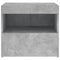 vidaXL Bedside Cabinet with LED Lights Concrete Grey 50x40x45 cm
