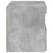 vidaXL Bedside Cabinet with LED Lights Concrete Grey 50x40x45 cm