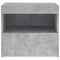 vidaXL Bedside Cabinets with LED Lights 2 pcs Concrete Grey 50x40x45 cm