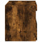 vidaXL Bedside Cabinets with LED Lights 2 pcs Smoked Oak 50x40x45 cm