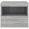 vidaXL Bedside Cabinet with LED Lights Grey Sonoma 50x40x45 cm