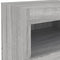 vidaXL Bedside Cabinet with LED Lights Grey Sonoma 50x40x45 cm