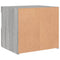 vidaXL Bedside Cabinets with LED Lights 2 pcs Grey Sonoma 50x40x45 cm
