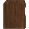 vidaXL Bedside Cabinets with LED Lights 2 pcs Brown Oak 50x40x45 cm