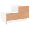 vidaXL Bedside Cabinet with LED Lights White 70x36x40.5 cm