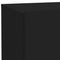vidaXL Bedside Cabinet with LED Lights Black 70x36x40.5 cm