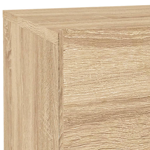 vidaXL Bedside Cabinet with LED Lights Sonoma Oak 70x36x40.5 cm
