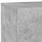 vidaXL Bedside Cabinet with LED Lights Concrete Grey 70x36x40.5 cm