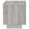 vidaXL Bedside Cabinet with LED Lights Grey Sonoma 70x36x40.5 cm