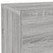 vidaXL Bedside Cabinet with LED Lights Grey Sonoma 70x36x40.5 cm
