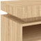 vidaXL Bedside Cabinets with LED Lights 2 pcs Sonoma Oak 40x39x48.5 cm