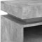 vidaXL Bedside Cabinet with LED Lights Concrete Grey 40x39x48.5 cm