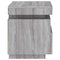 vidaXL Bedside Cabinet with LED Lights Grey Sonoma 40x39x48.5 cm