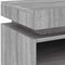 vidaXL Bedside Cabinet with LED Lights Grey Sonoma 40x39x48.5 cm
