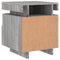 vidaXL Bedside Cabinets with LED Lights 2 pcs Grey Sonoma 40x39x48.5 cm
