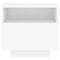 vidaXL Bedside Cabinets with LED Lights 2 pcs White 40x39x37 cm