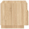 vidaXL Bedside Cabinets with LED Lights 2 pcs Sonoma Oak 40x39x37 cm