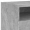 vidaXL Bedside Cabinets with LED Lights 2 pcs Concrete Grey 40x39x37 cm