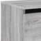 vidaXL Wall-mounted Bedside Cabinets with LED Lights 2 pcs Grey Sonoma