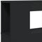 vidaXL LED Headboard Black 180x18.5x103.5 cm Engineered Wood
