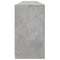 vidaXL Sideboard with LED Lights Concrete Grey 202x37x67 cm