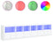 vidaXL Sideboard with LED Lights White 283x37x67 cm
