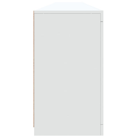 vidaXL Sideboard with LED Lights White 283x37x67 cm