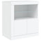 vidaXL Sideboard with LED Lights White 283x37x67 cm