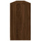 vidaXL Sideboard with LED Lights Brown Oak 283x37x67 cm
