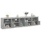 vidaXL Sideboard with LED Lights Concrete Grey 283x37x67 cm