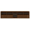 vidaXL Sideboard with LED Lights Brown Oak 283x37x67 cm