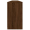 vidaXL Sideboard with LED Lights Brown Oak 283x37x67 cm
