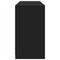 vidaXL Sideboard with LED Lights Black 123x37x67 cm