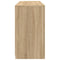vidaXL Sideboard with LED Lights Sonoma Oak 123x37x67 cm