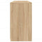 vidaXL Sideboard with LED Lights Sonoma Oak 163x37x67 cm