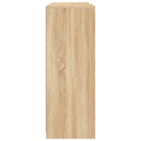 vidaXL Sideboards with LED Lights 3 pcs Sonoma Oak Engineered Wood