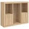 vidaXL Sideboards with LED Lights 3 pcs Sonoma Oak Engineered Wood