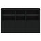 vidaXL Sideboard with LED Lights Black 162x37x100 cm