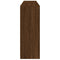 vidaXL Sideboard with LED Lights Brown Oak 162x37x100 cm