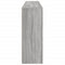 vidaXL Sideboard with LED Lights Grey Sonoma 181.5x37x100 cm
