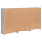 vidaXL Sideboard with LED Lights Grey Sonoma 181.5x37x100 cm