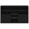 vidaXL Sideboard with LED Lights Black 162x37x100 cm