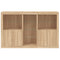 vidaXL Sideboard with LED Lights Sonoma Oak 162x37x100 cm