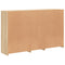 vidaXL Sideboard with LED Lights Sonoma Oak 162x37x100 cm