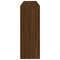 vidaXL Sideboard with LED Lights Brown Oak 162x37x100 cm