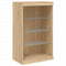 vidaXL Sideboard with LED Lights Sonoma Oak 181.5x37x100 cm