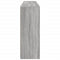 vidaXL Sideboard with LED Lights Grey Sonoma 181.5x37x100 cm