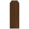 vidaXL Sideboard with LED Lights Brown Oak 181.5x37x100 cm