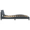 vidaXL Bed Frame "Dover" Dark Grey 135x190 cm Double Velvet
